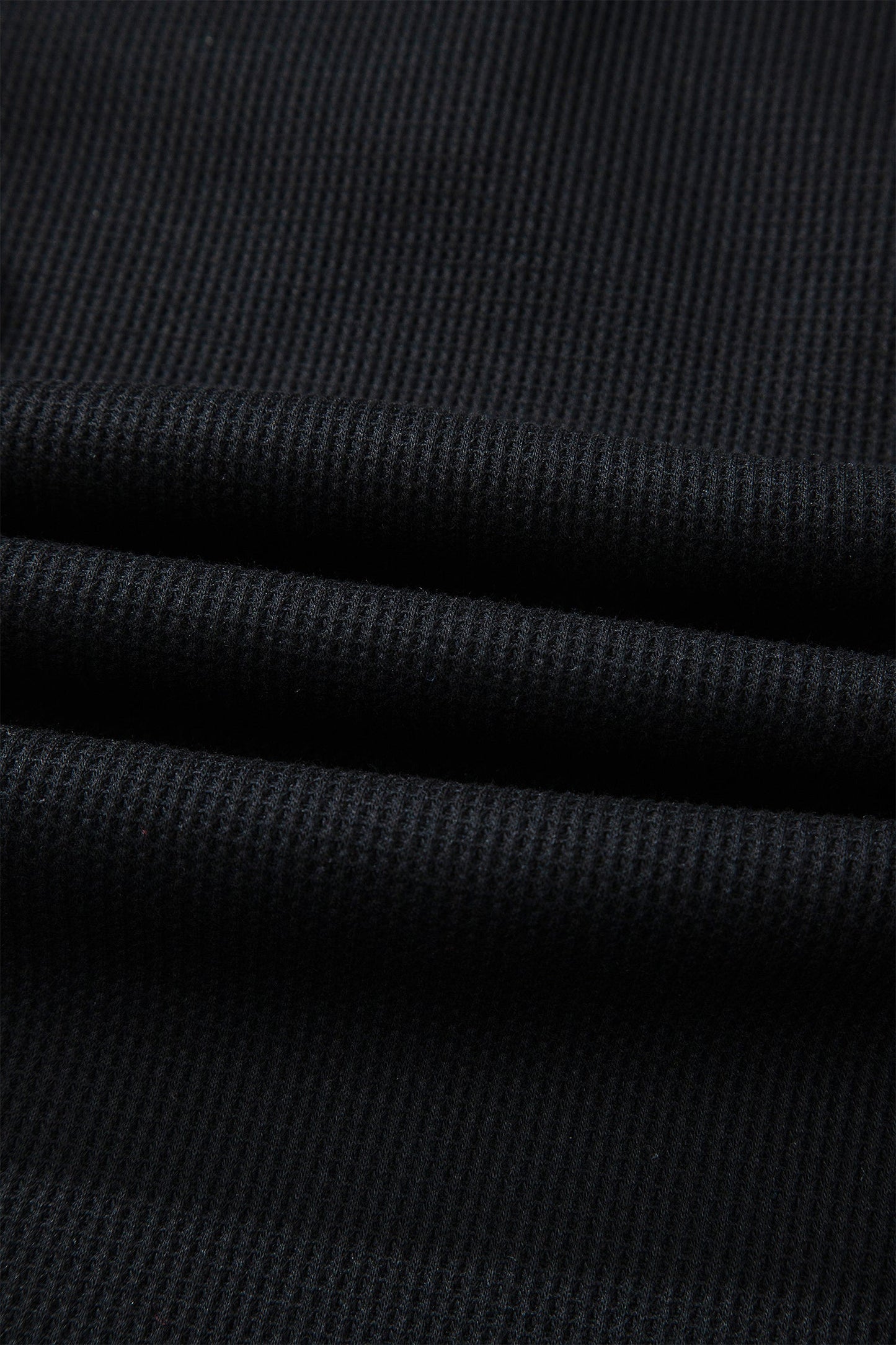 Denim Waffle Knit Contrast Trim Polo Dress