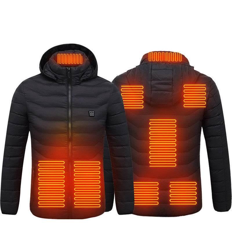 USB Electric Heated Jacket, 3+2 Heating Zone Cover The Upper Body