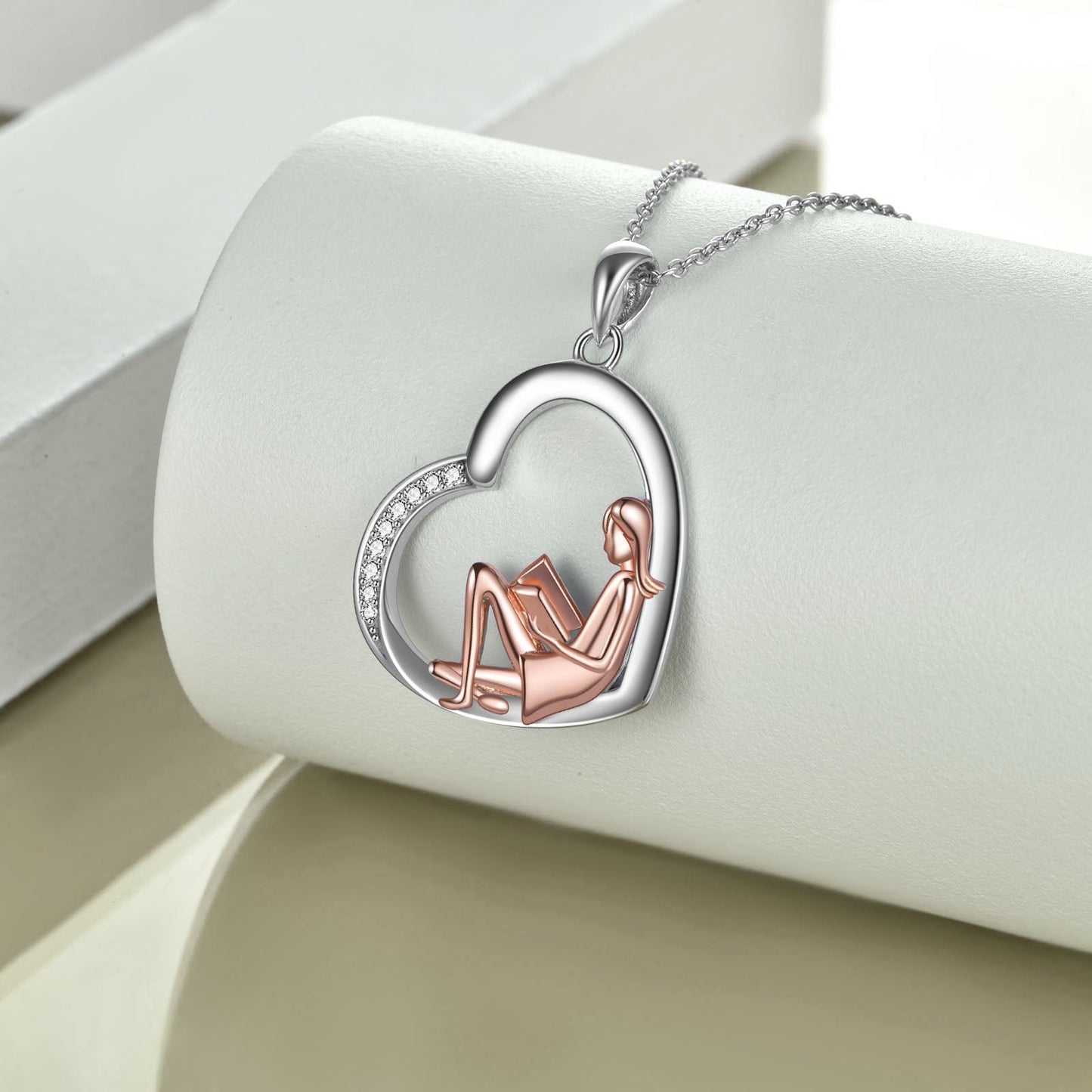 Sterling Silver Graduation Gifts College Graduation Heart Necklace