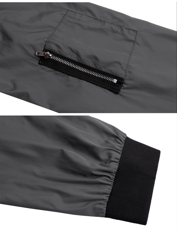 Ladies Casual Fashion Zip Jacket Jacket