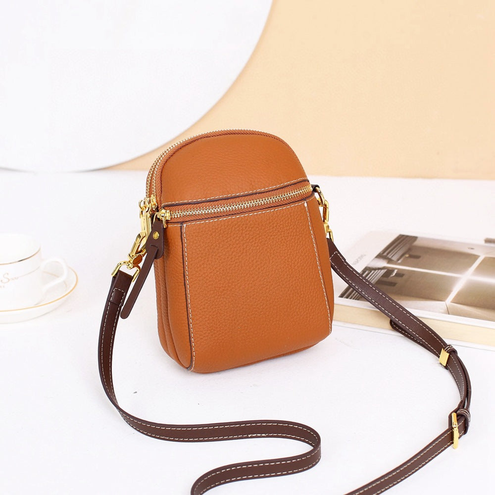 Niche Fashion Coin Purse Genuine Leather