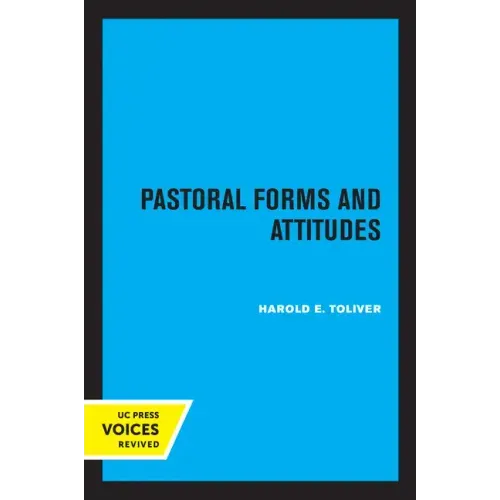 Pastoral Forms and Attitudes
