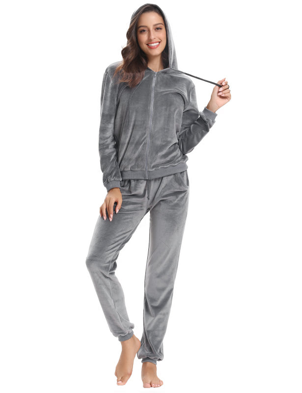 Casual/ Comfortable And Stylishwomen'S Velvet Suit