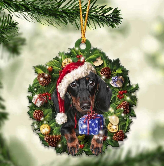 Car Pendant Sleeping Dog Angel Home Decor Acrylic Showcase Hanging Ornaments For Doors