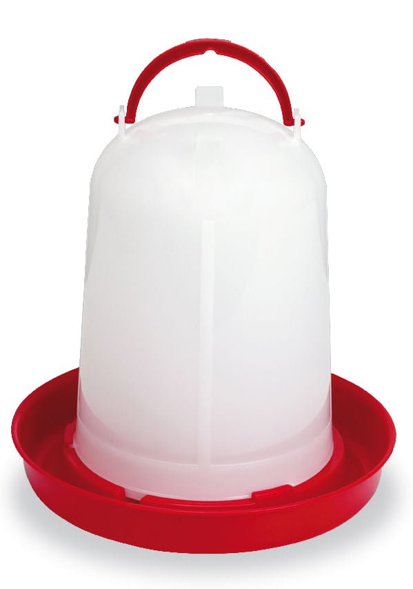 Economy Plastic Poultry Waterer – Durable Snap-Together Chicken Waterer, 1.5L / 3L / 5L