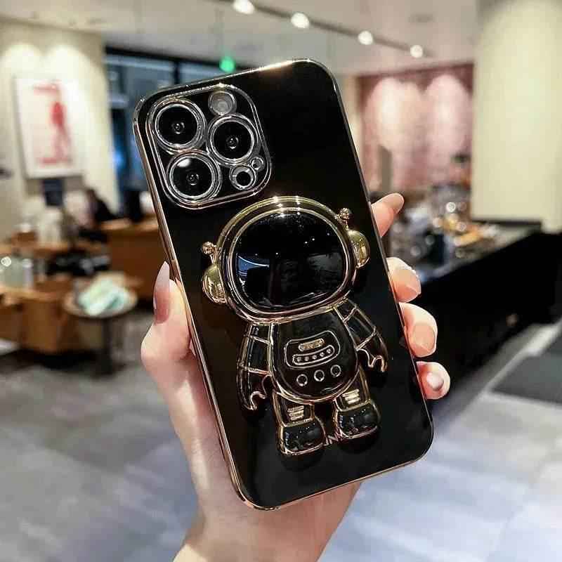 Astronaut Stand Silicone Cover Case For Iphone