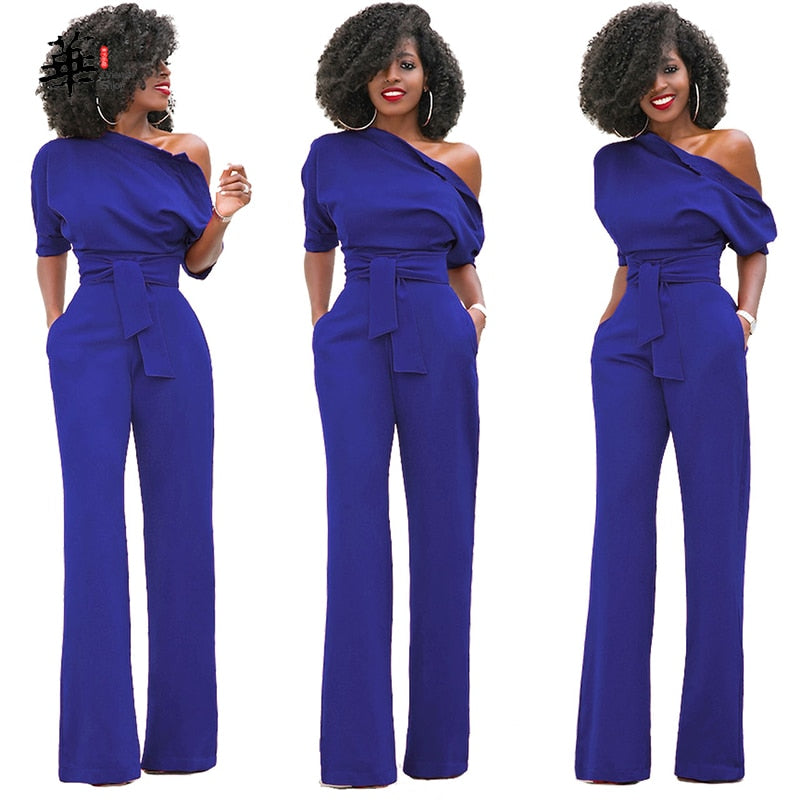 EtherealBe Elegant Wide Leg Pants Romper - Chic Styles