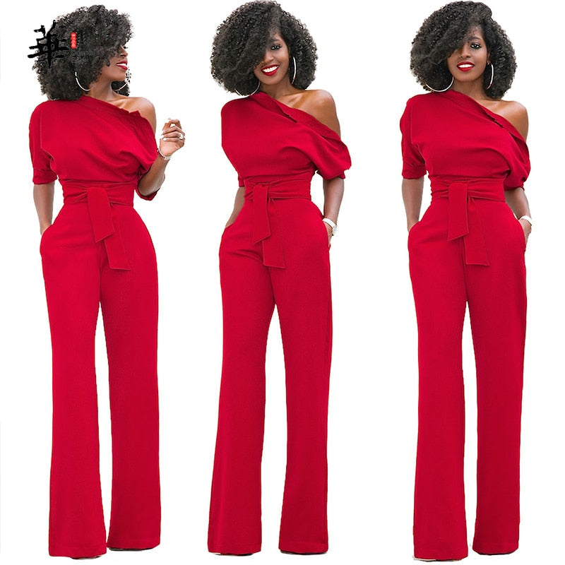 EtherealBe Elegant Wide Leg Pants Romper - Chic Styles