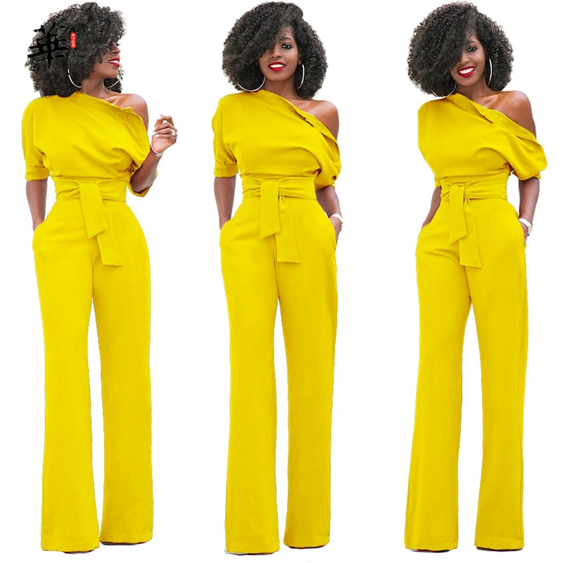 EtherealBe Elegant Wide Leg Pants Romper - Chic Styles