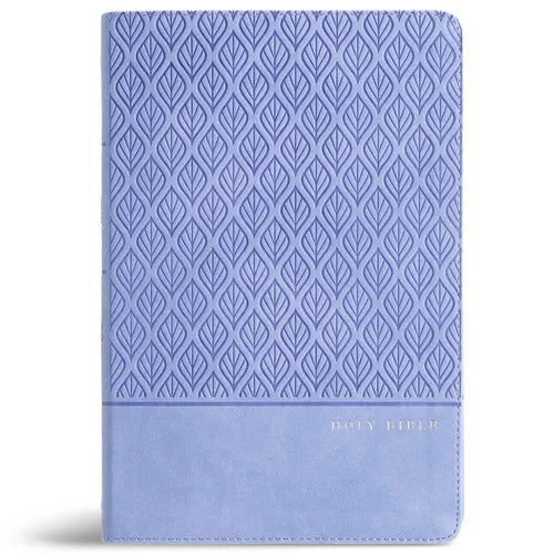 CSB Giant Print Reference Bible, Easy-To-Read Optimal Type, Digital Study Edition, Lavender Leathertouch