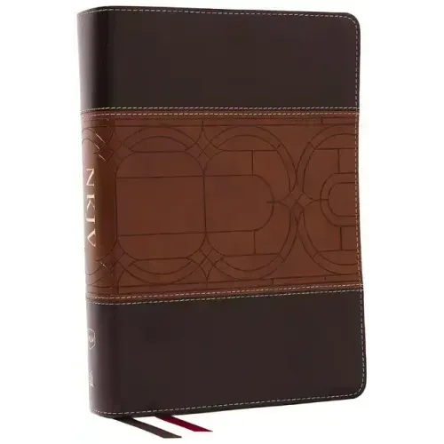 NKJV Study Bible, Leathersoft, Brown, Full-Color, Thumb Indexed, Comfort Print: The Complete Resource for Studying God's Word