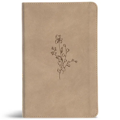 CSB Personal Size Bible, Digital Study Edition, Earth Suedesoft Leathertouch