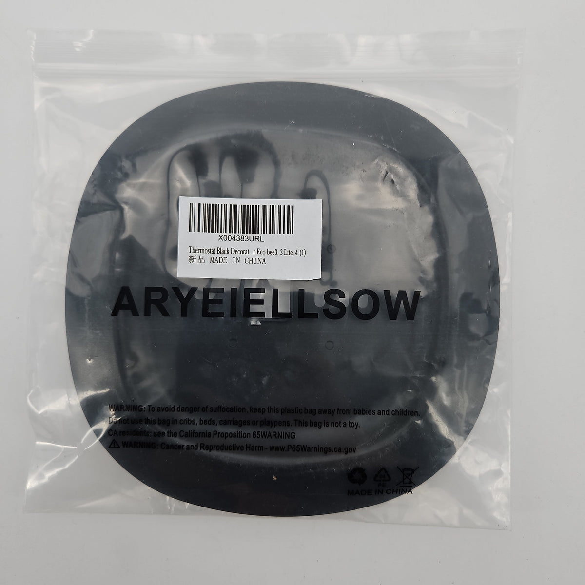 ARYEIELLSOW Black Thermostat Cover for ecobee3, 3 Lite & 4