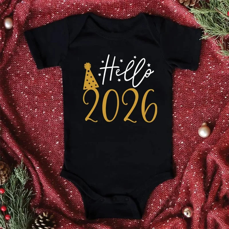 Baby Cotton Jumpsuit New Year Christmas Clothing