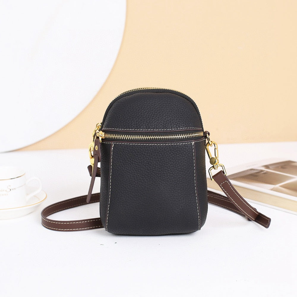 Niche Fashion Coin Purse Genuine Leather