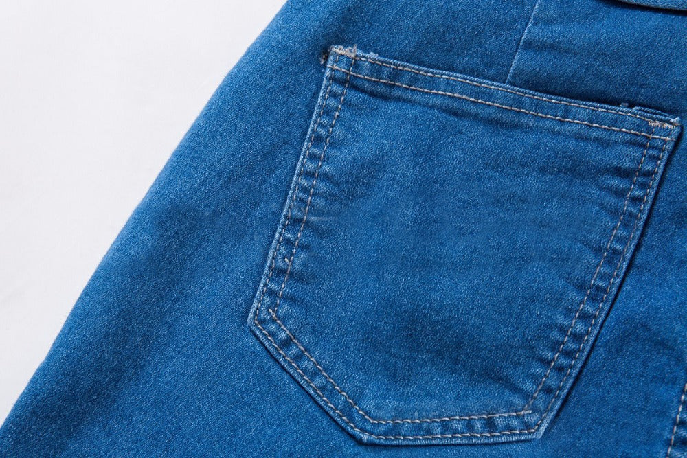 Women's Fashion High-rise Wide-leg Big Flared Jeans