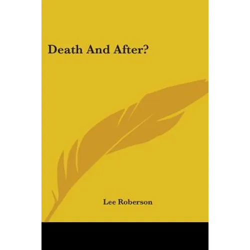 Death And After?