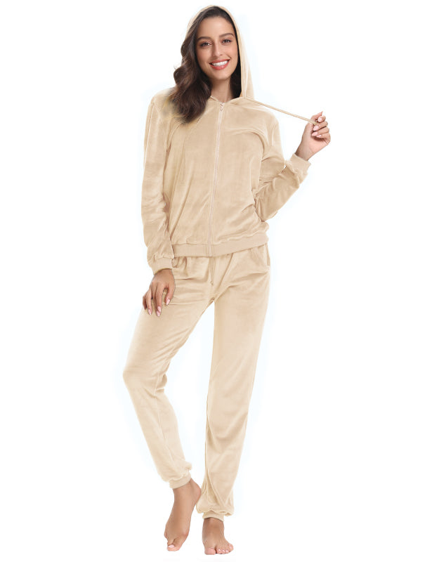 Casual/ Comfortable And Stylishwomen'S Velvet Suit