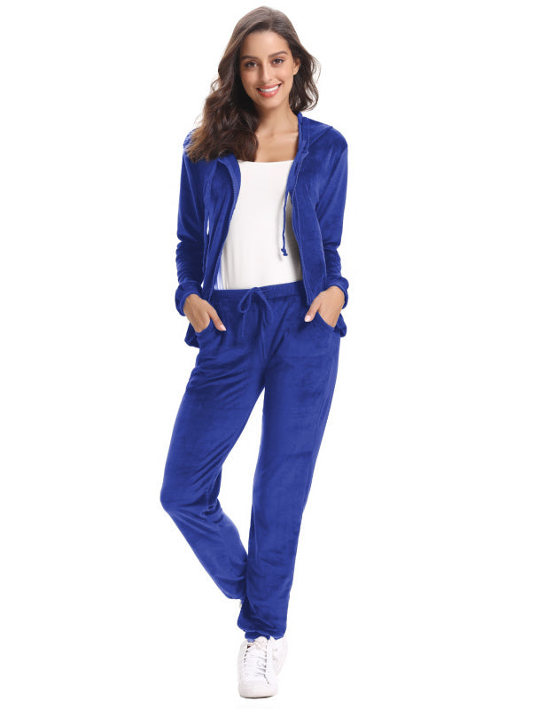 Casual/ Comfortable And Stylishwomen'S Velvet Suit