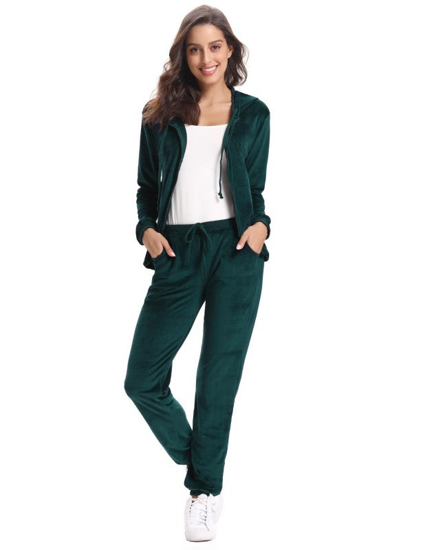 Casual/ Comfortable And Stylishwomen'S Velvet Suit