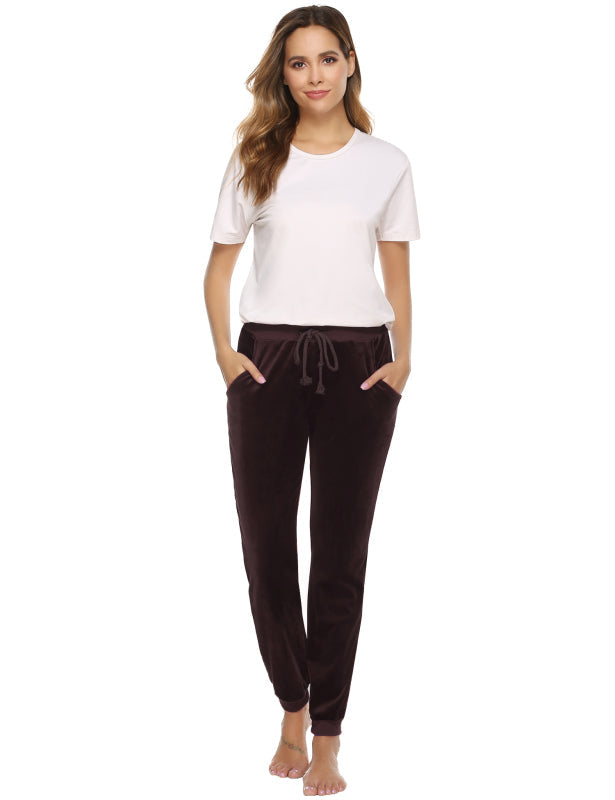 Casual/ Comfortable And Stylishwomen'S Velvet Suit