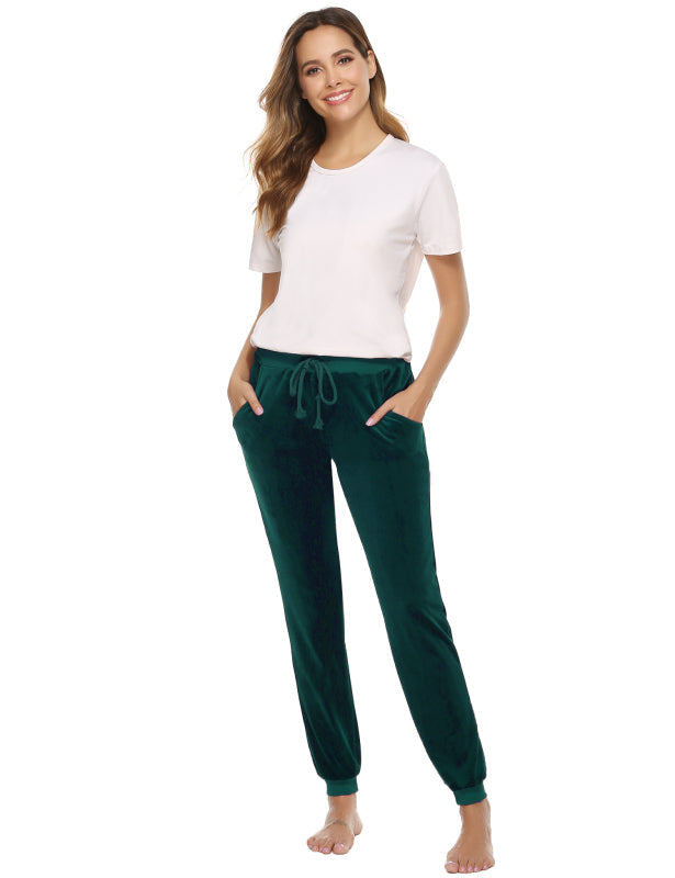 Casual/ Comfortable And Stylishwomen'S Velvet Suit