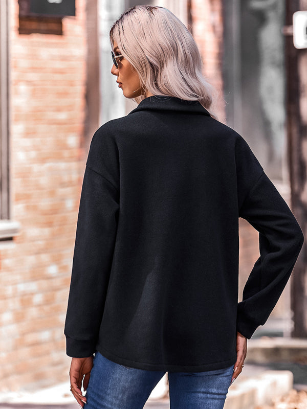 Women’s Patch Embroidered Detail Long Sleeve Shirt Jacket