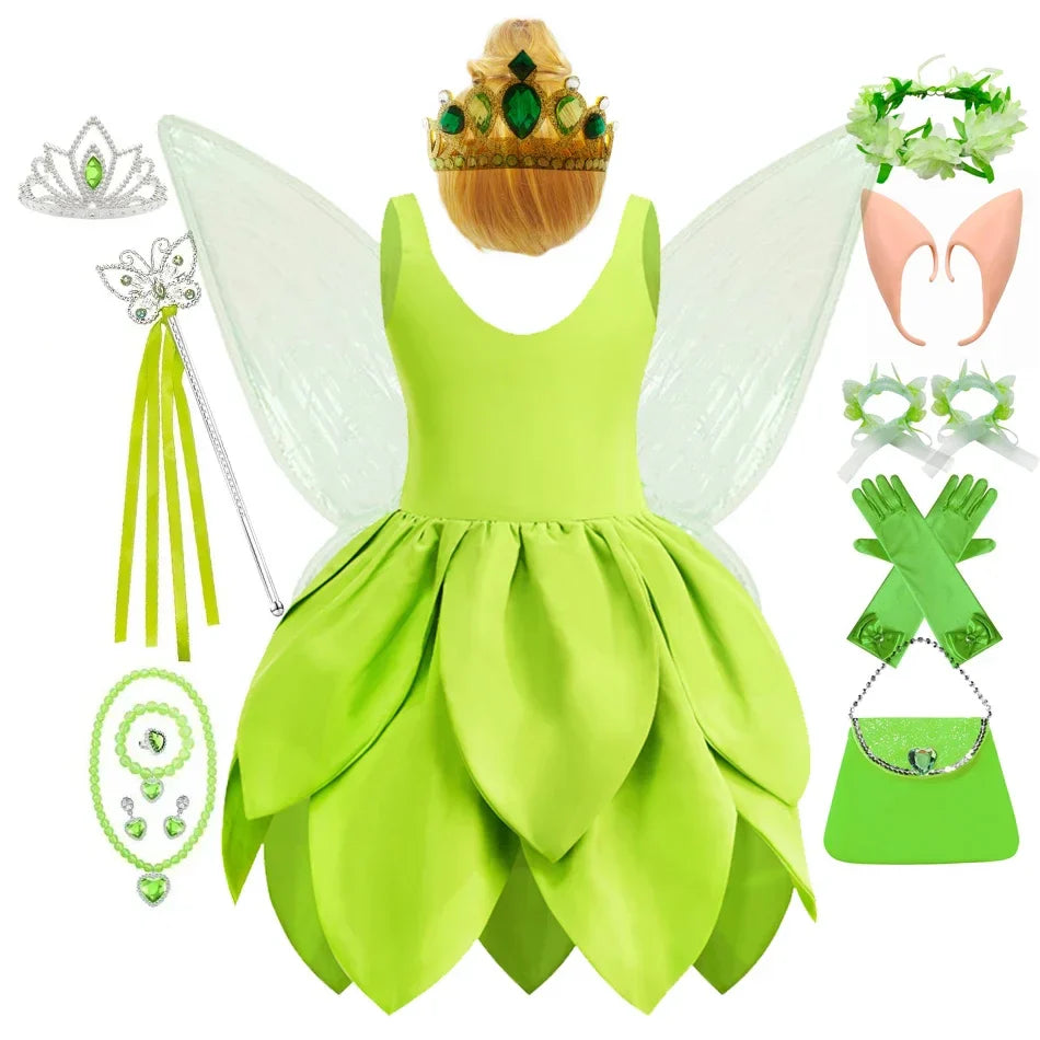EtherealBe Kids Tinker Bell Halloween Costume Set