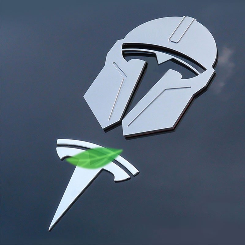 3D Metal Frunk Logo Badge Overlay | Aluminum Alloy | 3 Colors | Model 3/Y 2017-2025