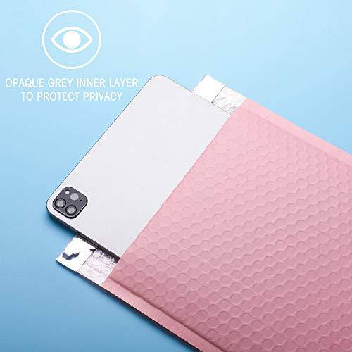 8.5x12 Bubble Mailer Padded Envelope #2 | Usable Size 8.5x11"| Sakura Pink