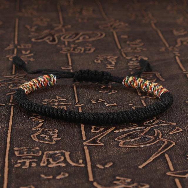 National Style Lucky Red String Bracelet Handmade Braided Knot Charm Bracelets For Women Men Red Bracelet Protection Red Cord Bracelet Adjustable Braided Knot Bracelet