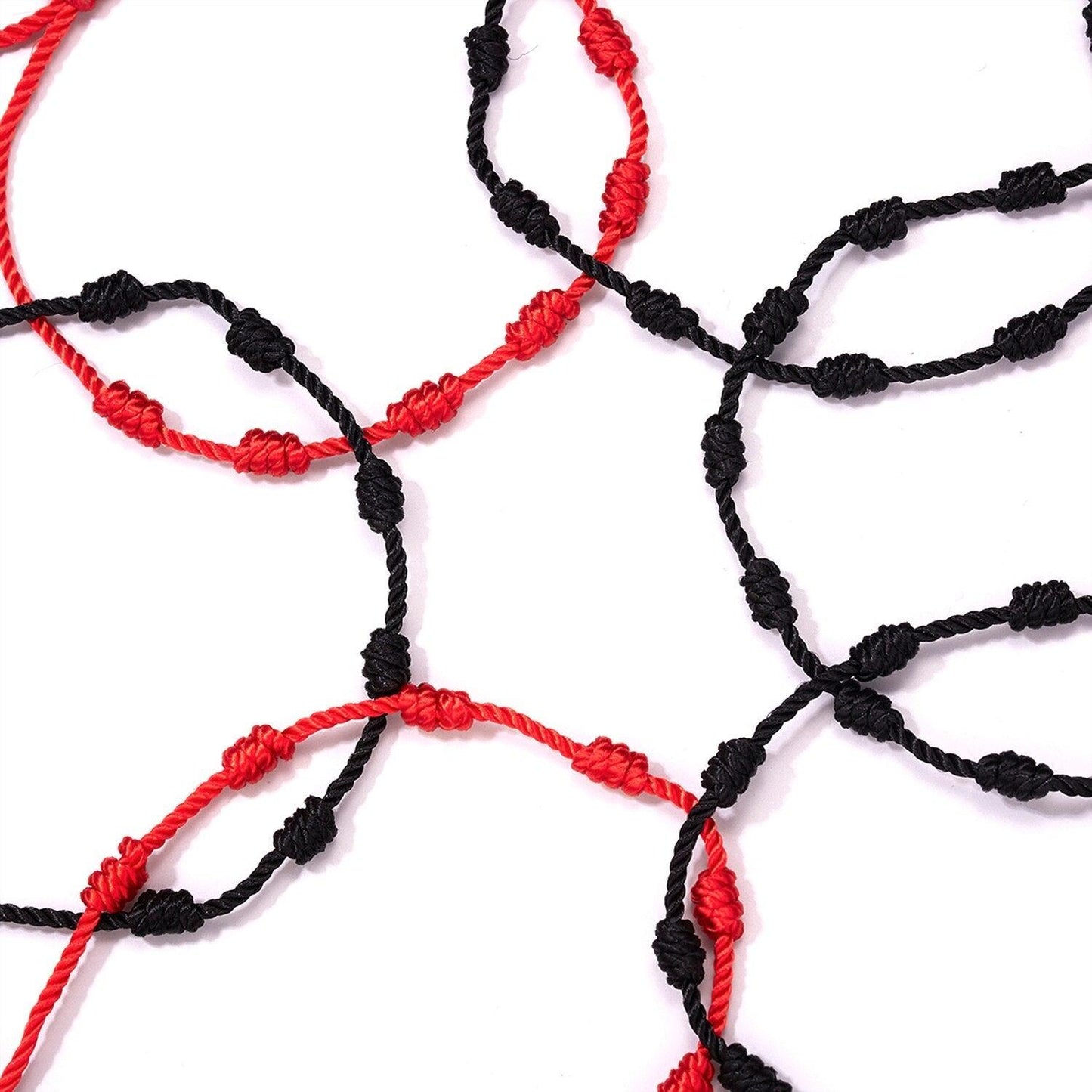 New Fashion Handmade Braided Rope Couple Bracelet For Women Men Charm Lucky Heart Knot Adjustable Rope Bracelets Red Cord Bracelet Braided Knot For Mens Womens