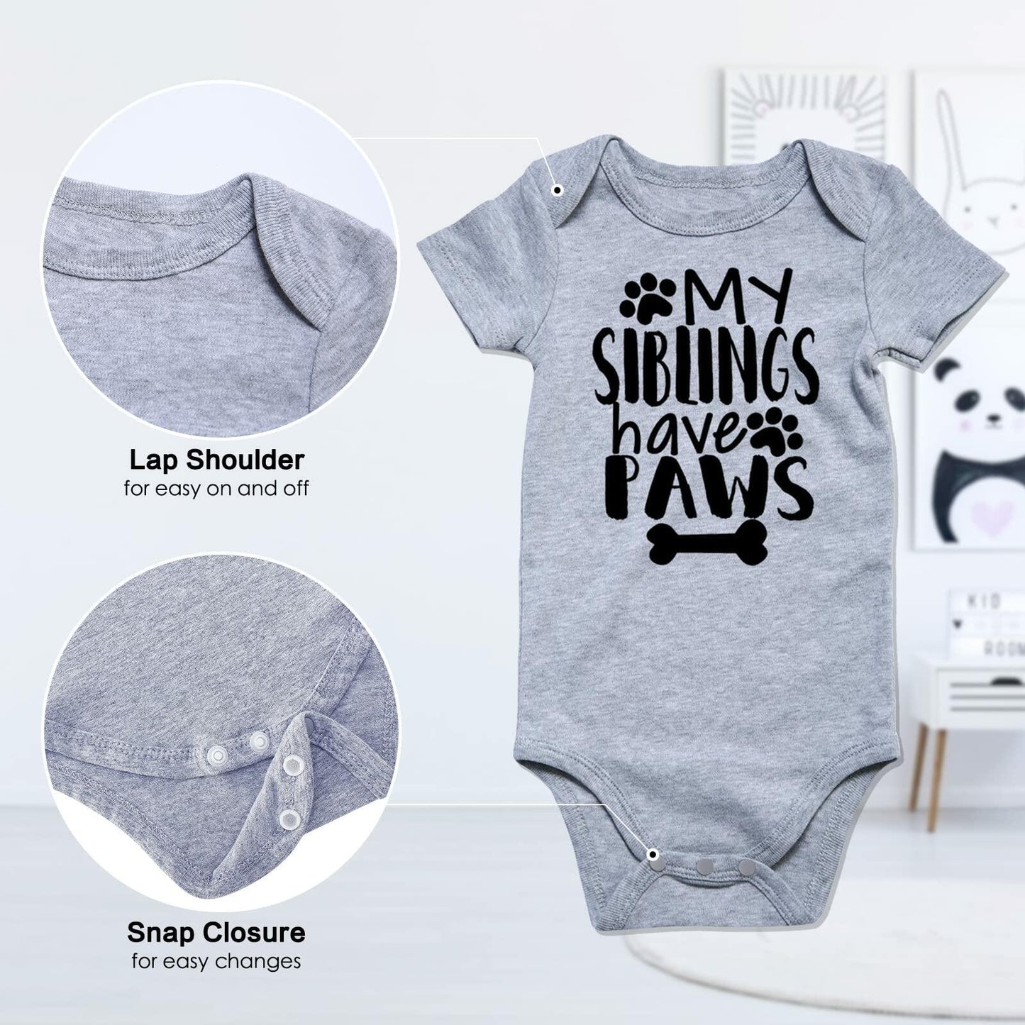 Funnycokid Our First Mother’s Day Baby Outfit 3-6M Girl Boy Bodysuit Gift
