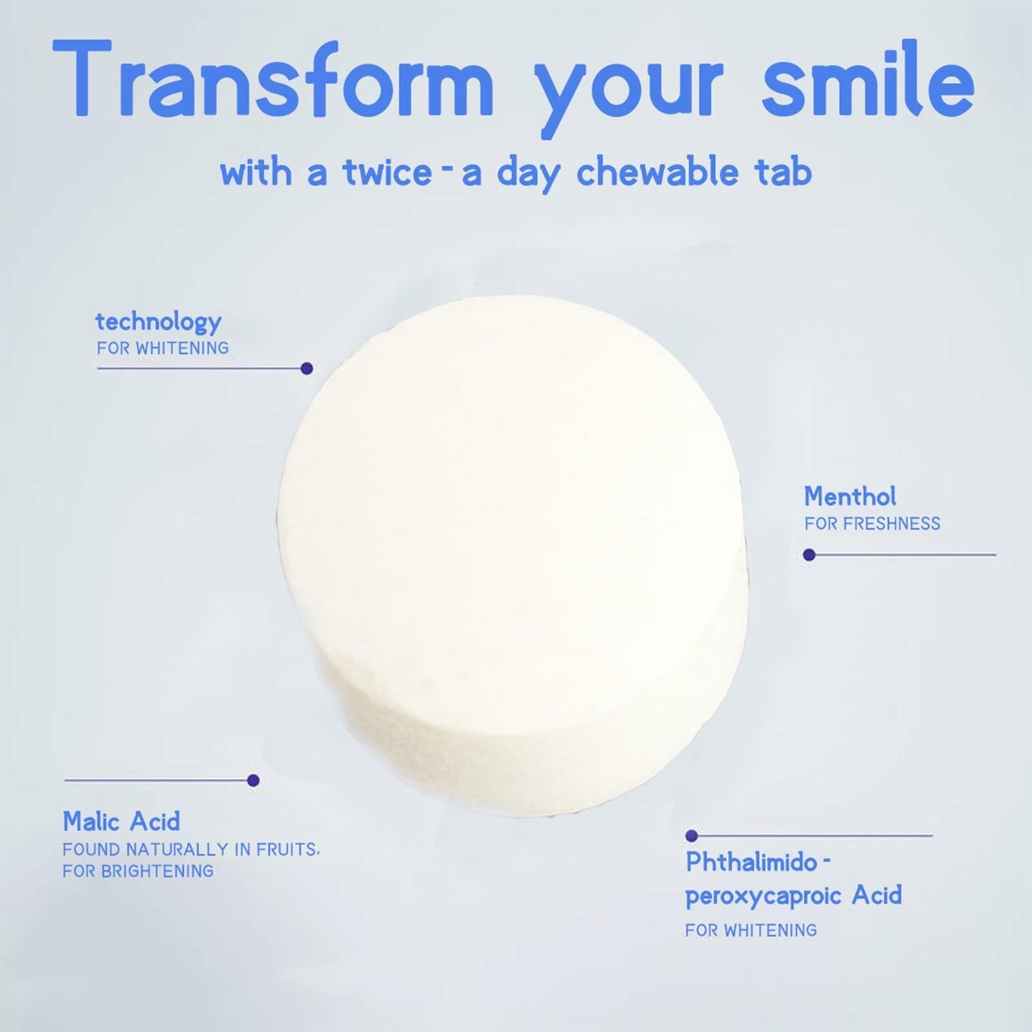 [Like New] ABYST Toothpaste Tablets Fluoride-Free Natural Whitening Nano Hydroxyapatite62Ct