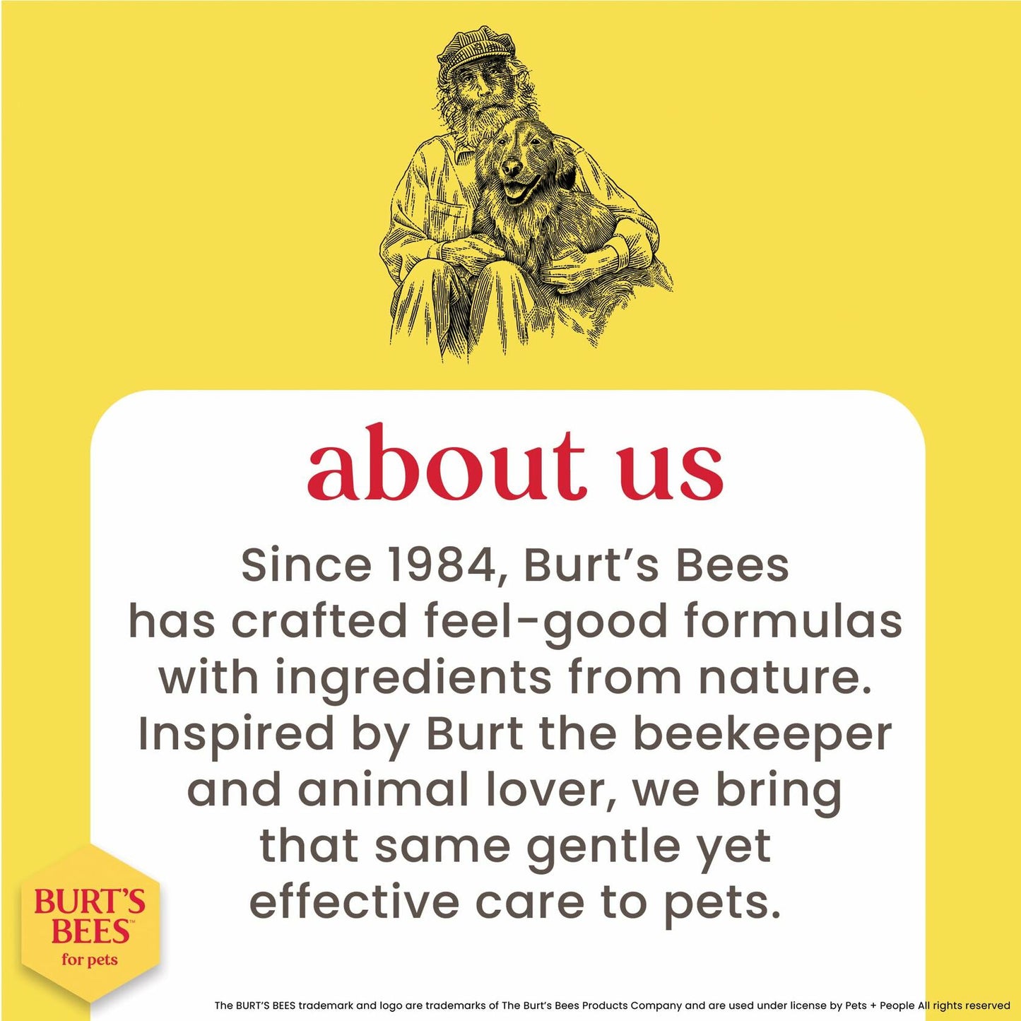 Burt's Bees Pets Eye & Ear Cleansing Wipes Fragrance-Free 100 Count