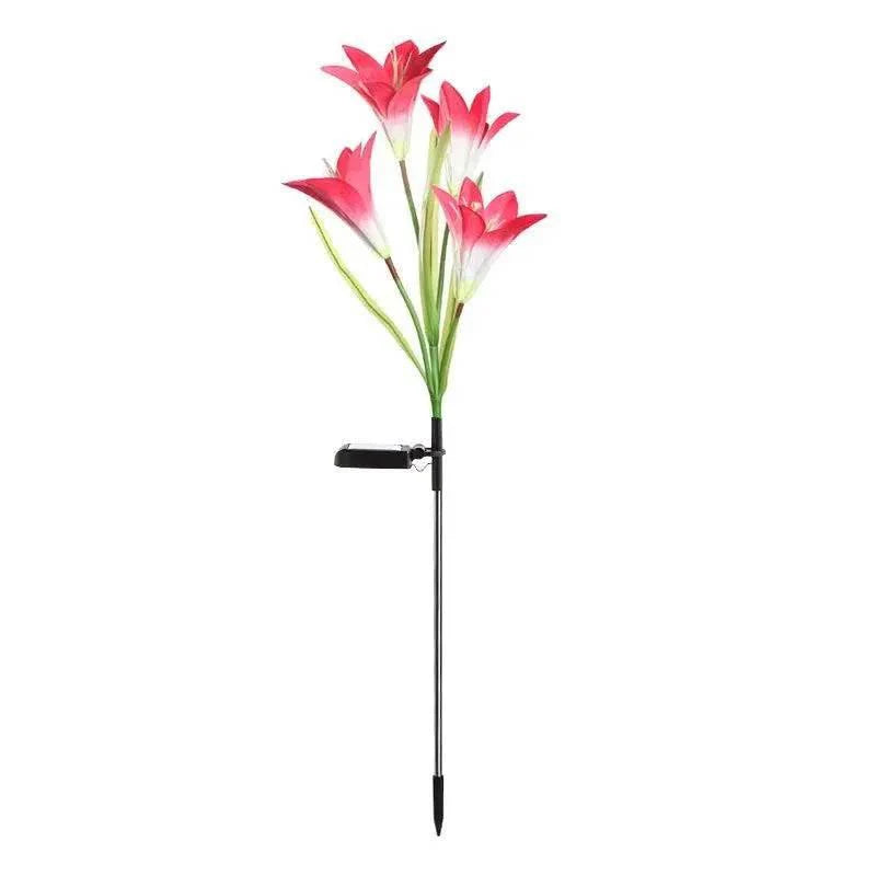 Dabsfavshop Outdoor Solar Lily Garden Lights - Decorative Pathway Lighting