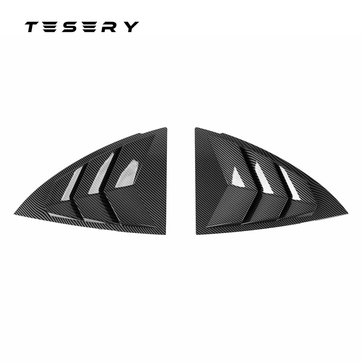 TESERY Side Window Vent Cover for Model Y | 3 Finishes | 2-Pack