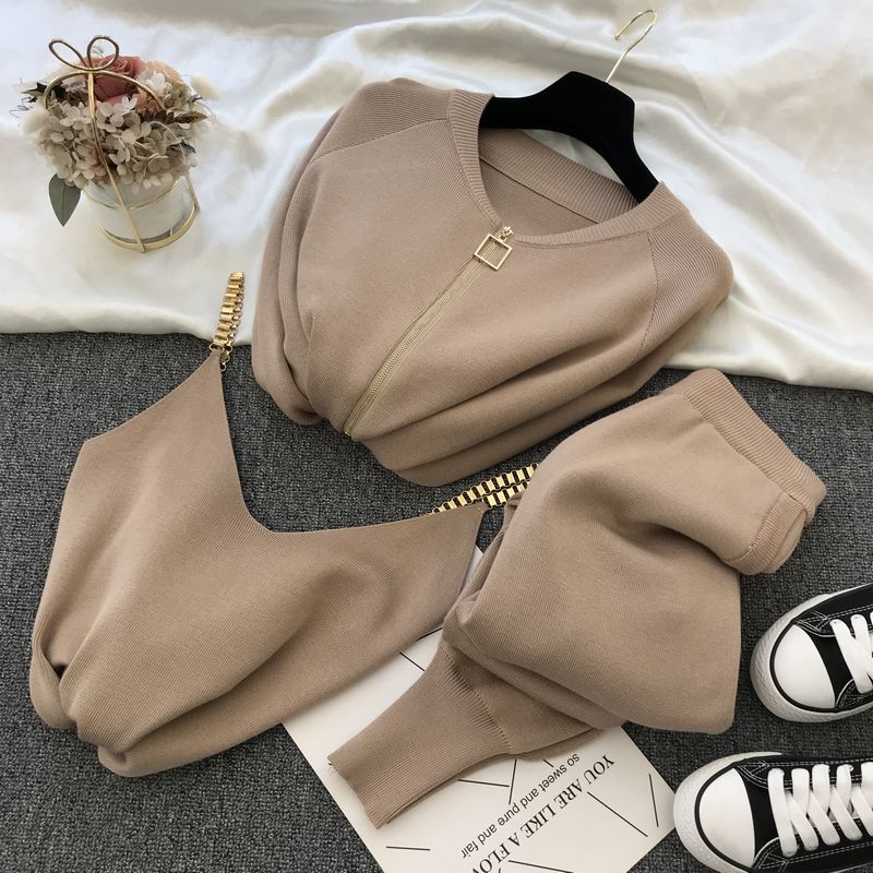EtherealBe knit sweater and pants outfit for women - Cozy