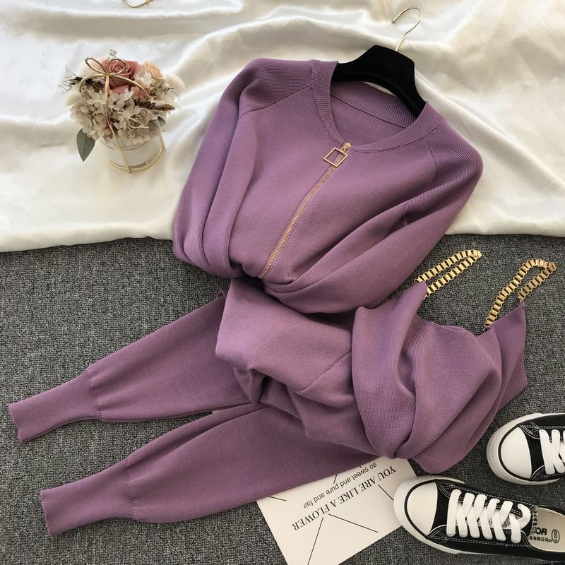 EtherealBe knit sweater and pants outfit for women - Cozy