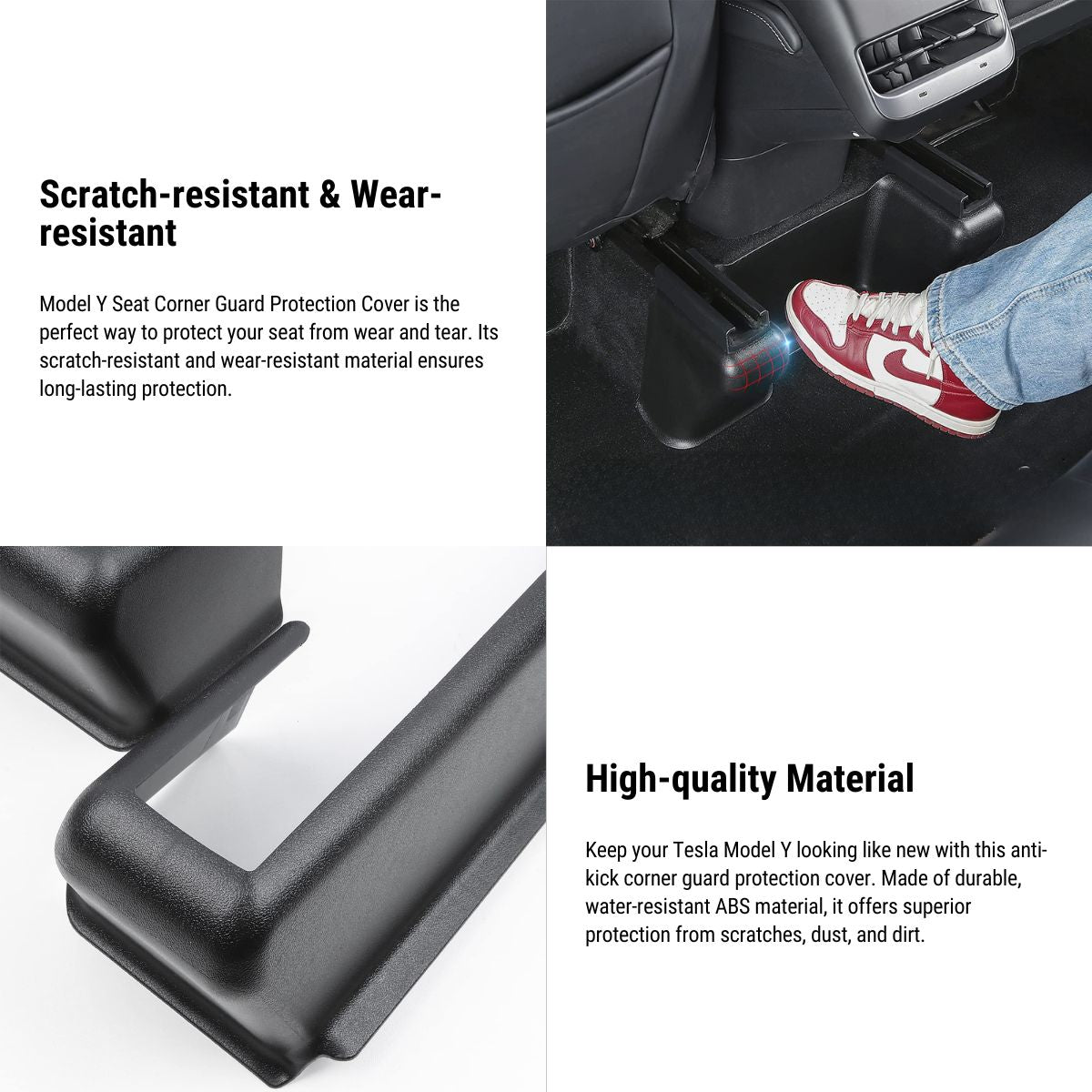 Seat Corner Protection Anti-kick for Tesla Model Y 2021-2025.03