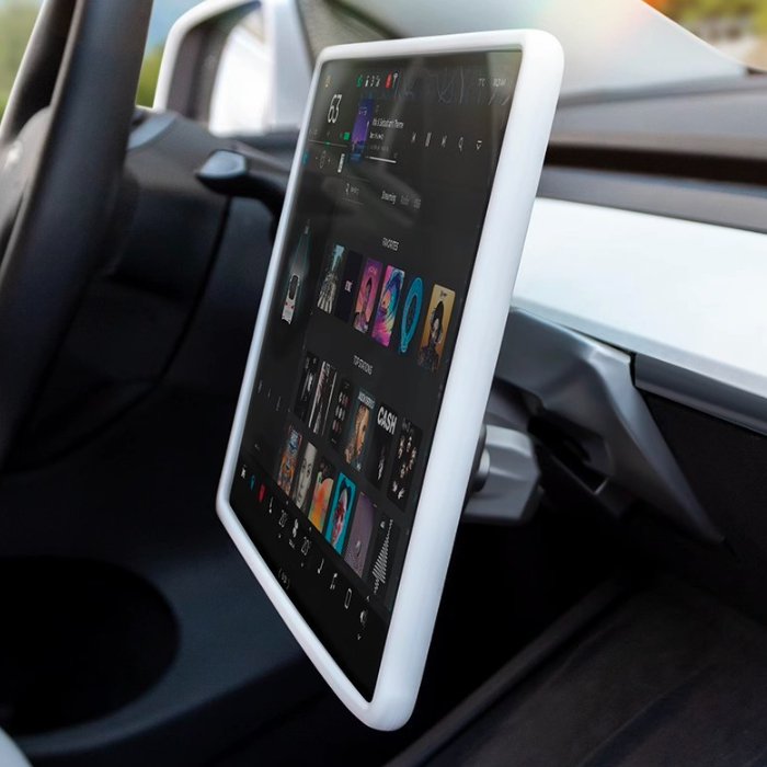 Silicone 15.4" Central Screen Protector Frame for Model 3 / Y