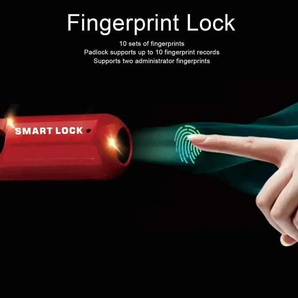 Dabsfavshop Fingerprint Padlock for Lockers - Smart Lock