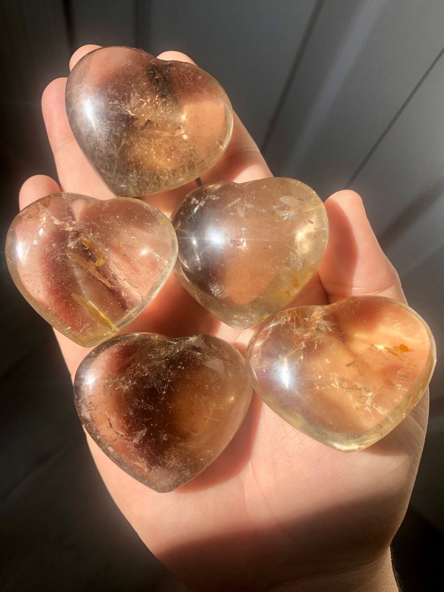 Smoky Quartz Heart – 1.5” to 2” Intuitive Pick