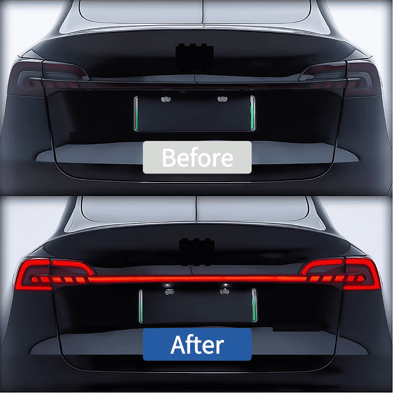TESERY Starlink Full-Width Strip Taillight for Model 3/Y