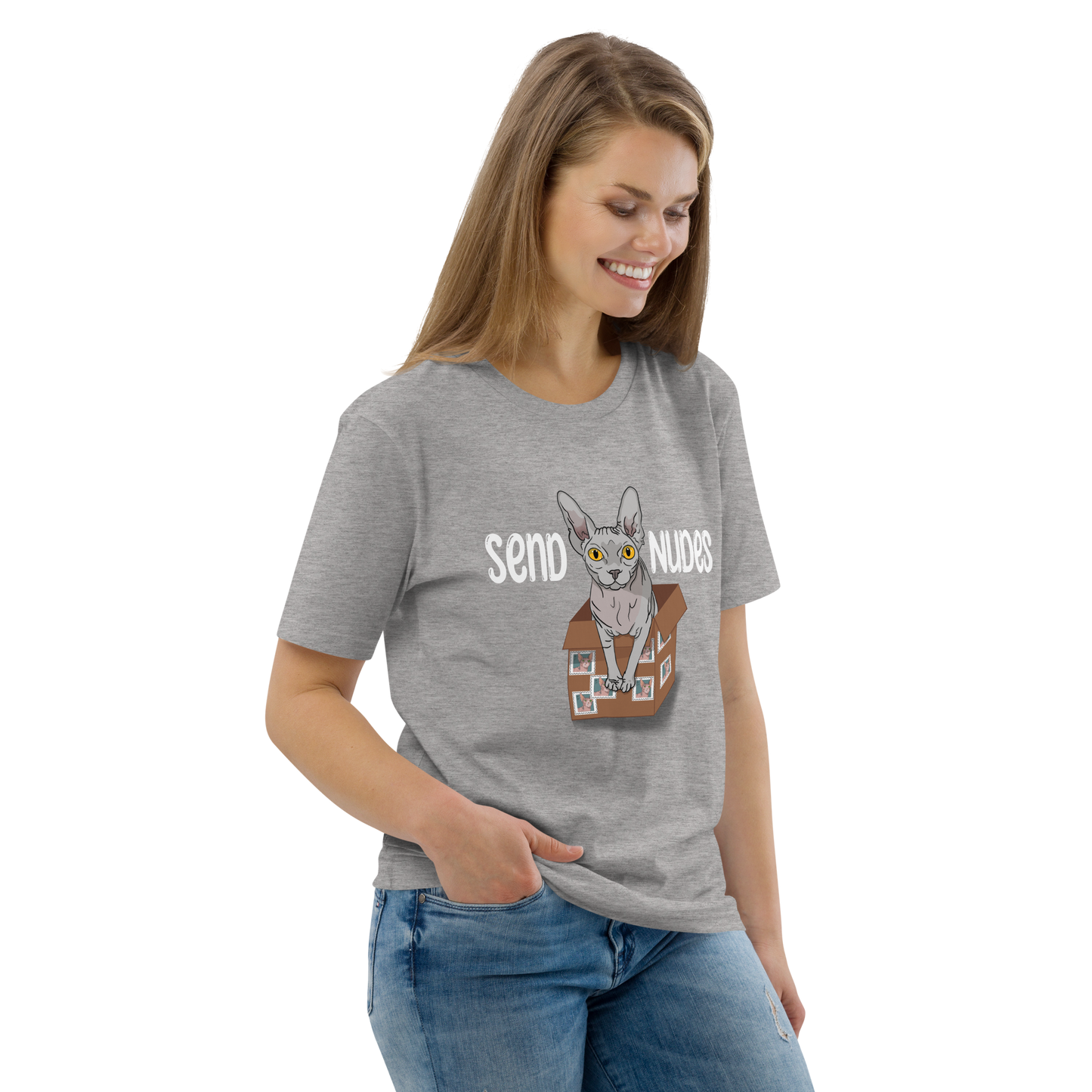 "SEND NUDES" UNISEX ECO TEE