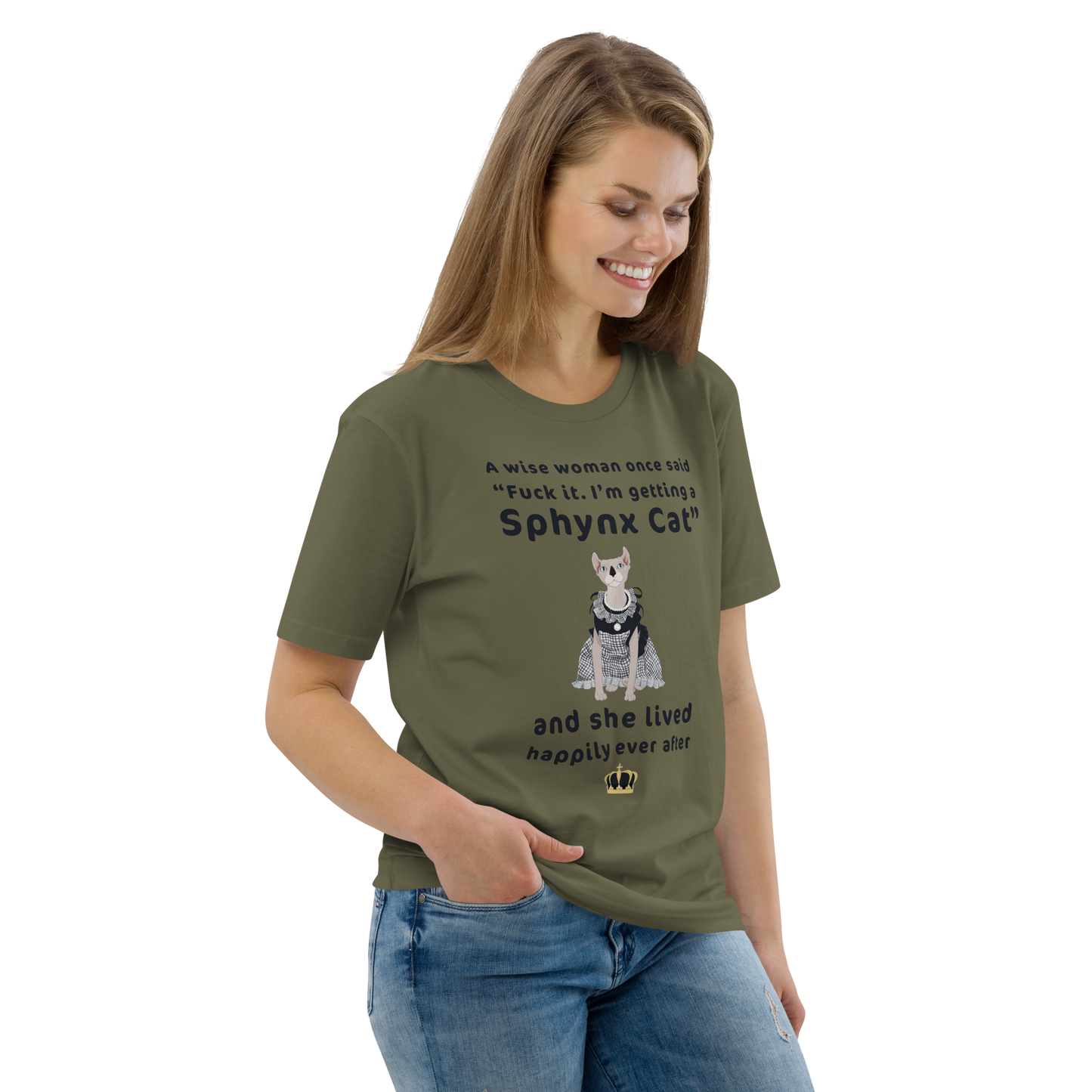 "FUCK IT - I'M GETTING A SPHYNX CAT" ECO TEE