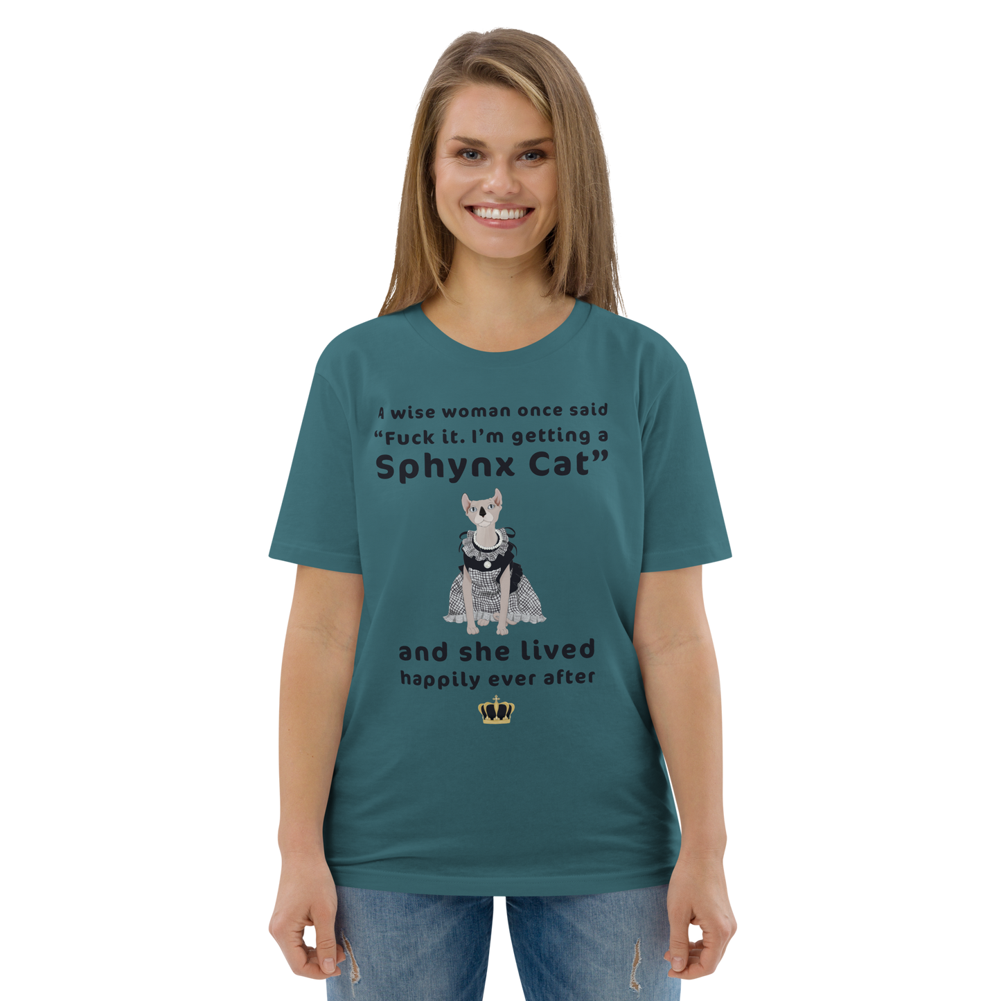 "FUCK IT - I'M GETTING A SPHYNX CAT" ECO TEE