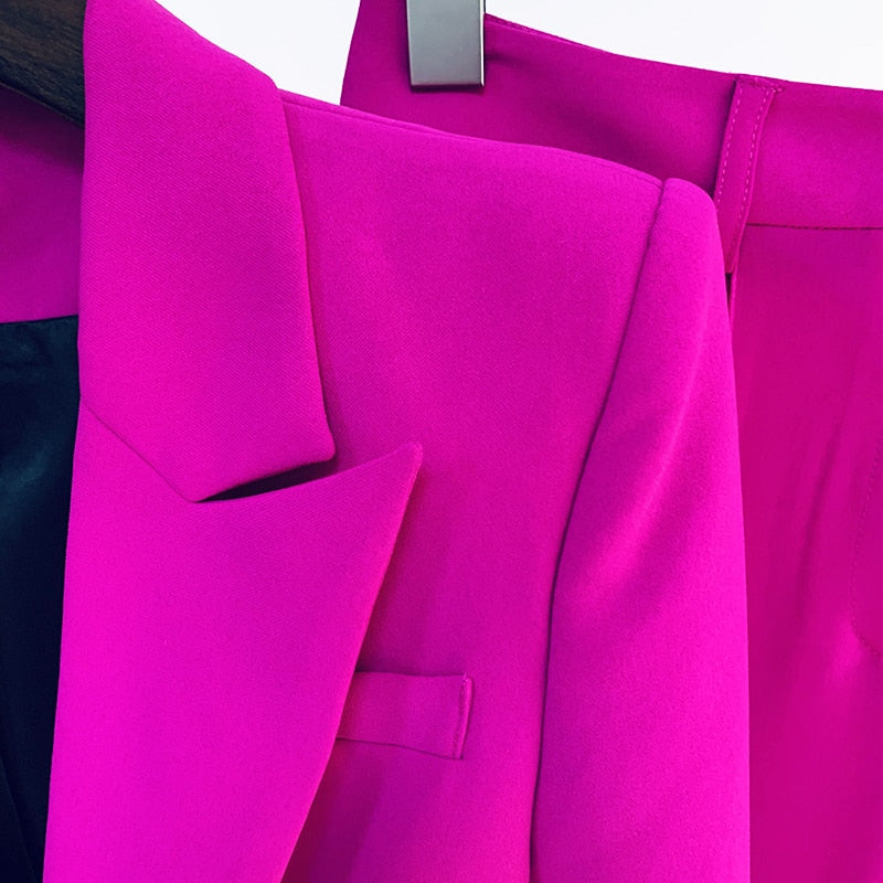 EtherealBe Women's Purple Blazer and Pants Suit